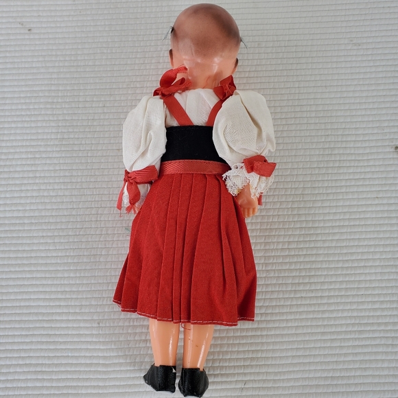 8 Czech Folklore Boy Girl Dolls 1950s 4"-12" Folk Czechoslovakian Ethnic Dress - Picture 5 of 16